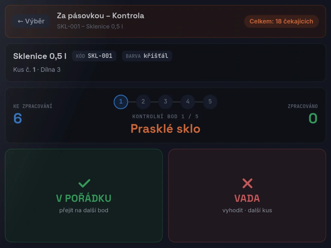 Forhåndsvisning: Výrobní systém Sklárny Květná