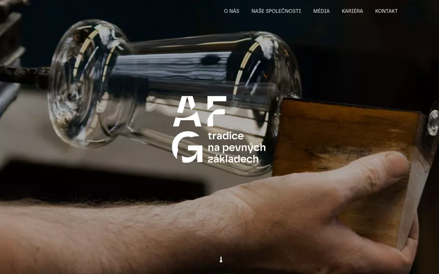 Forhåndsvisning av nettsiden afgroup.cz
