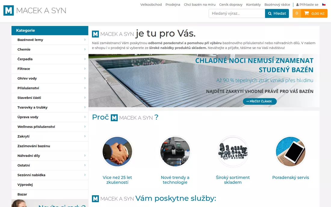 Forhåndsvisning: E-shop Macek a syn