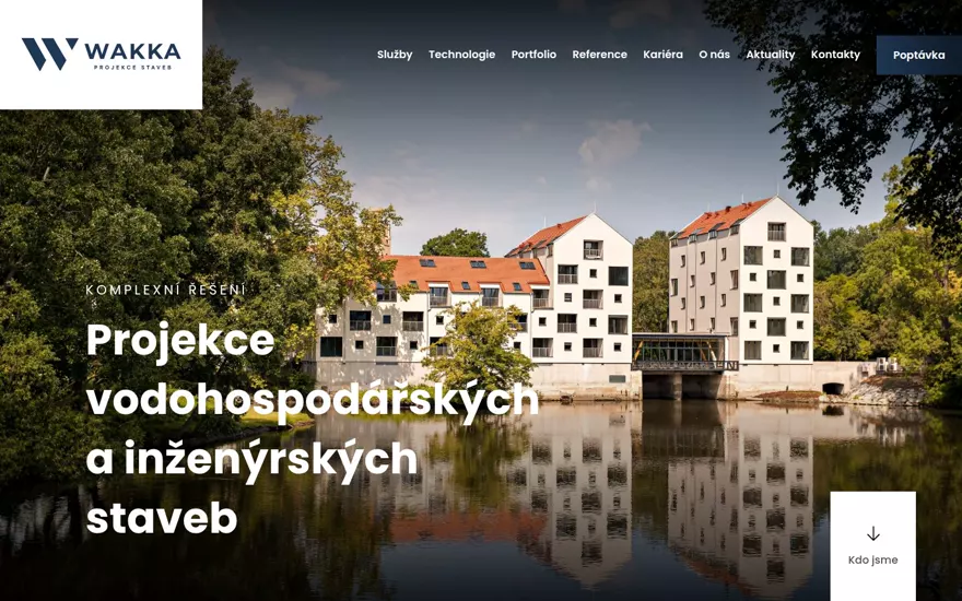 Forhåndsvisning av nettsiden wakka.cz